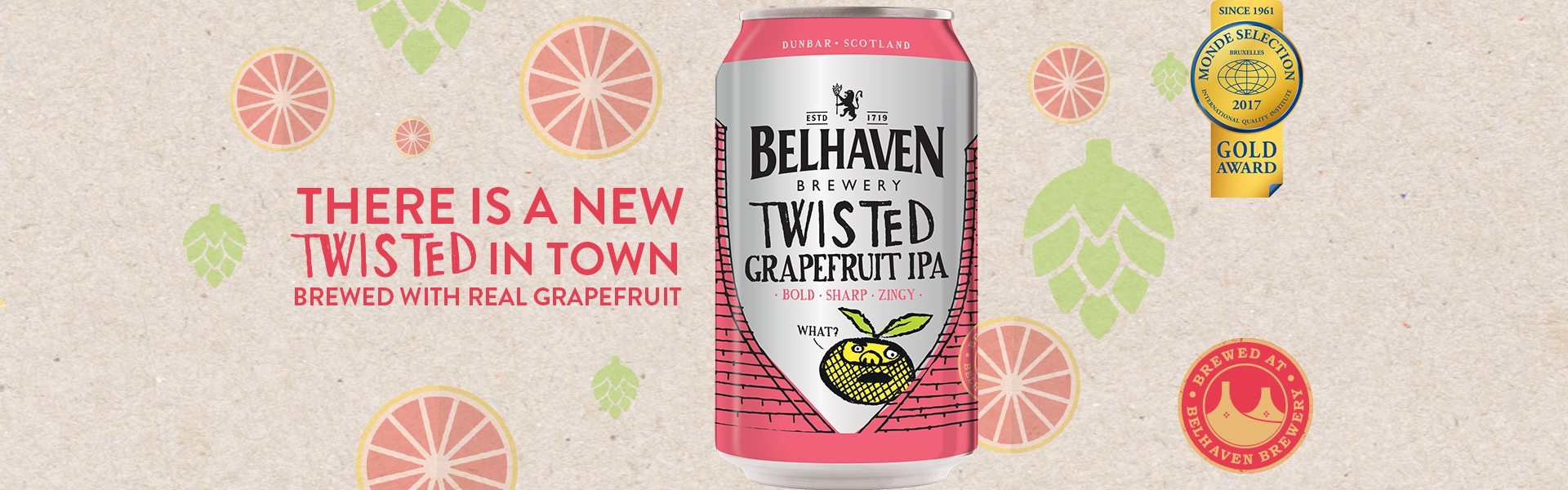 Twisted Grapefuit IPA – Belhaven Brewery lanserar IPA med färsk grapefrukt.