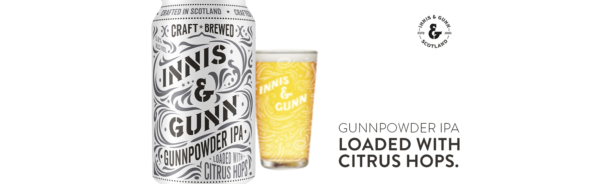 Boom! Innis & Gunn Gunnpowder IPA – nu i systembolagets fasta sortment.