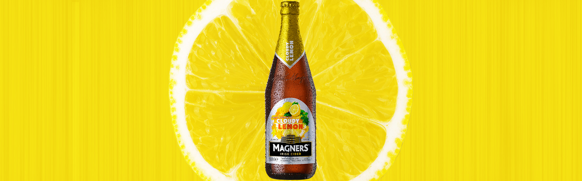Ny frisk citroncider från Irland – Magners Cloudy Lemon släpps på Systembolaget