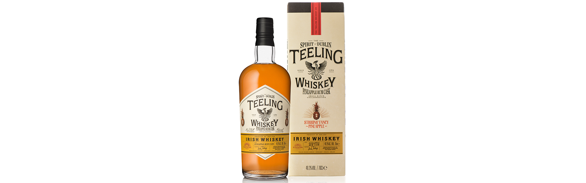 Teeling Whiskey i unikt samarbete med Plantation – Stiggin’s Fancy Pineapple Rum Cask.