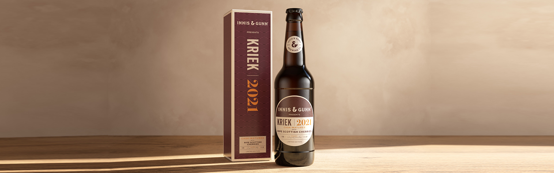 Skotska Innis & Gunn lanserar en spännande syrlig Scottish Cherry Kriek