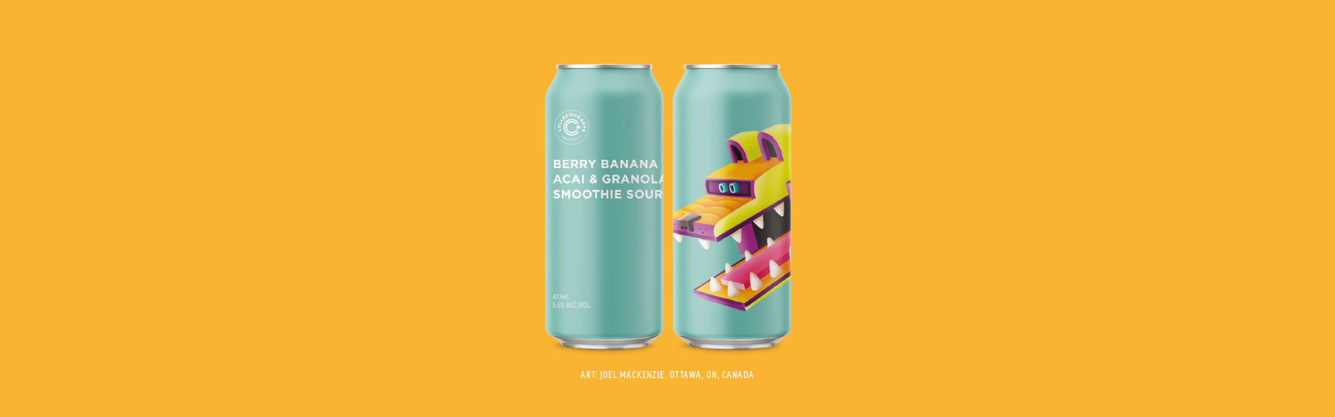 Berry Banana Acai & Granola Smoothie Sour – Collective Arts släpper syrlig smakbomb.