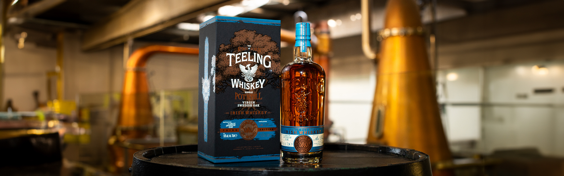 Teeling på svenska! Teeling Wonders of Wood III Swedish Oak Single Pot Still Whiskey.