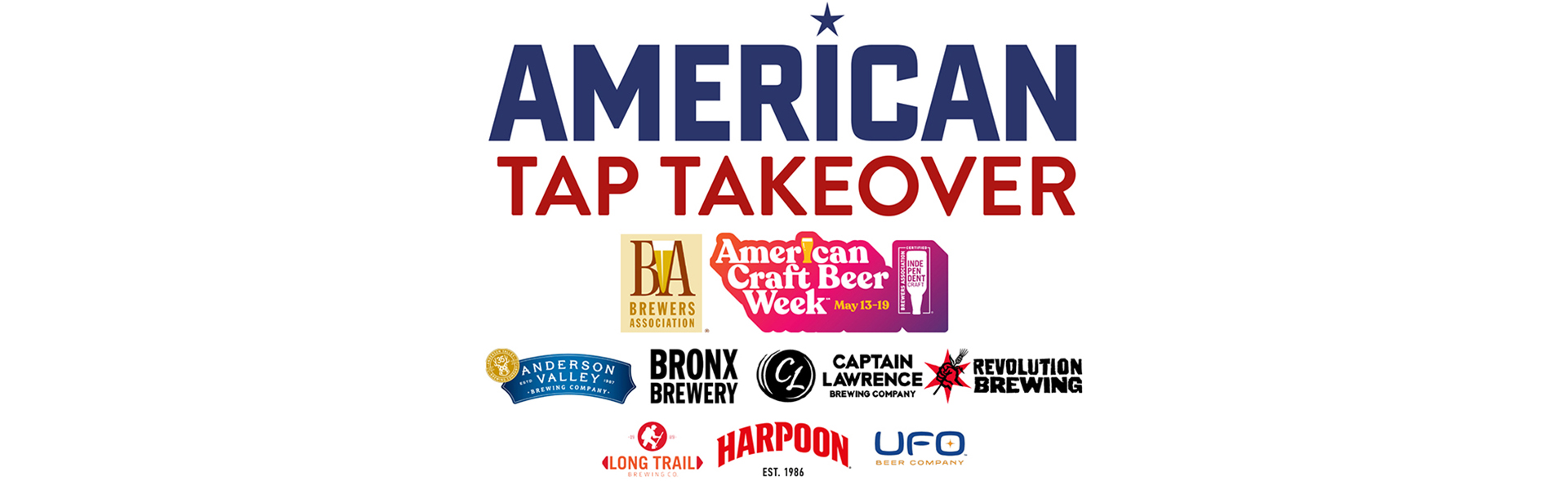 Amerikanska öllegender på svensk mark: Tap Takeover med sju framstående bryggerier i samarbete med Brewers Association och TOMP Beer Wine & Spirits.