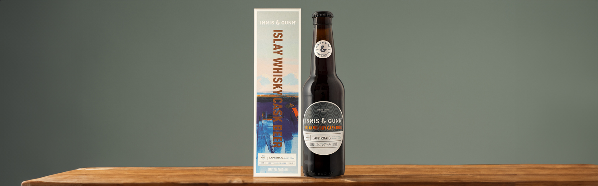 Äntligen är Innis & Gunn’s succésamarbete med Laphroaig tillbaka i Sverige