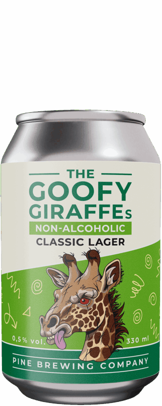 Pine Brewing Company -  The Goofy Giraffe’s Non Alcoholic Classic Lager