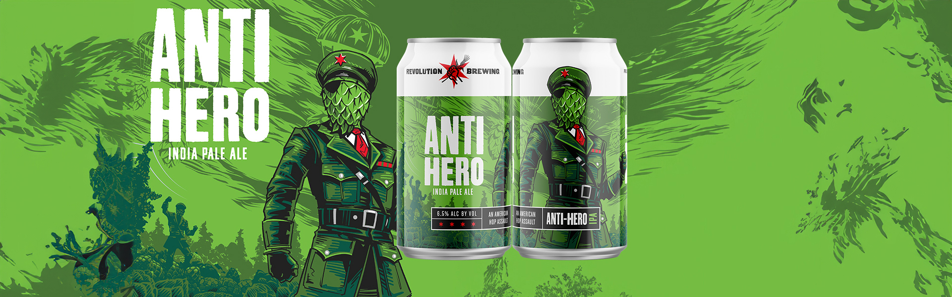 Revolution Brewery lanserar Anti-Hero IPA i Systembolagets fasta sortiment.